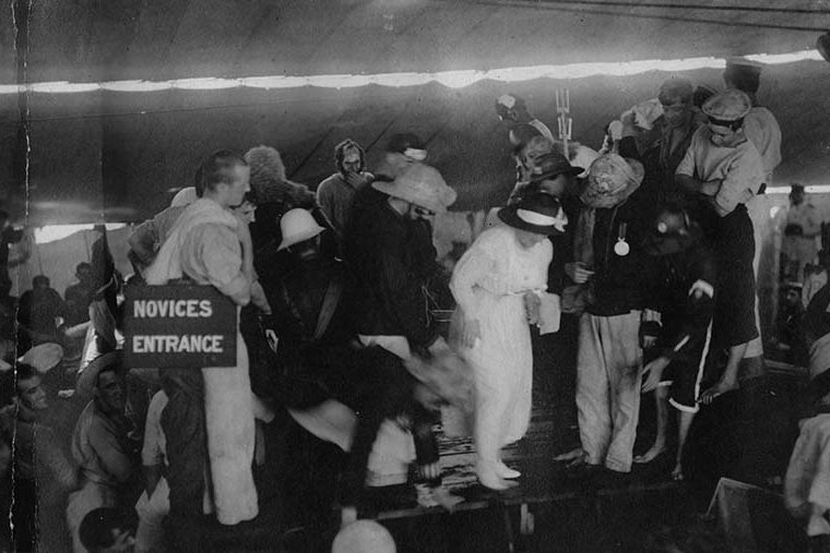 Crossing the line Crossing the Line on HMS New Zealand