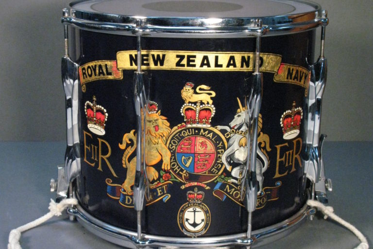 2009.160.1.1 i (1) Royal New Zealand Navy Band Drum 2009