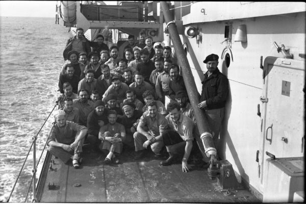 2010_27_1122 Whiskers Club of HMNZS Taupo Korea 1951-52 (1) Whiskers Club of HMNZS Taupo Korea 1951/52