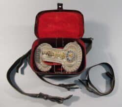 Dress epaulettes and sword belt