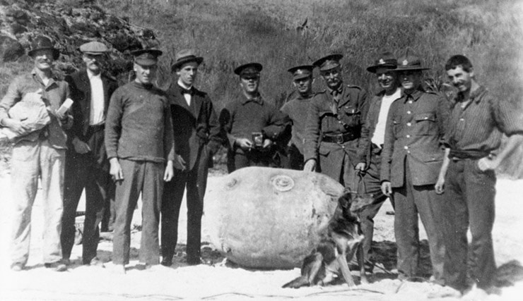 Mine Found at Great Barrier Island
