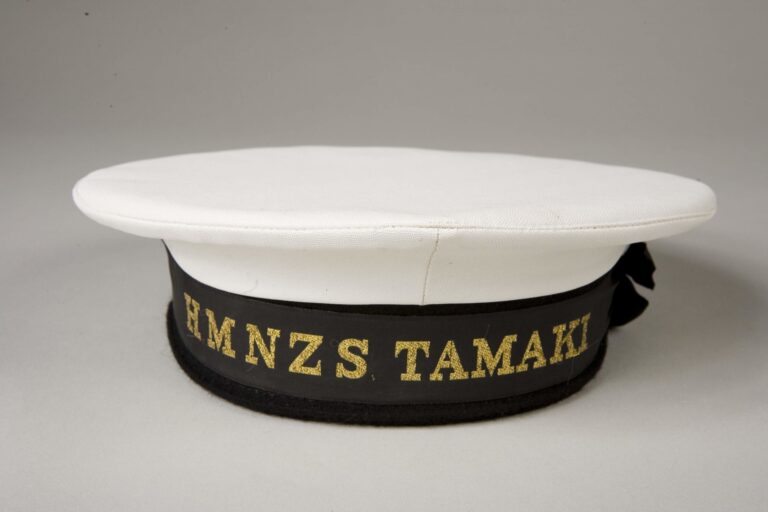 Cap with HMNZS Tamaki Tally