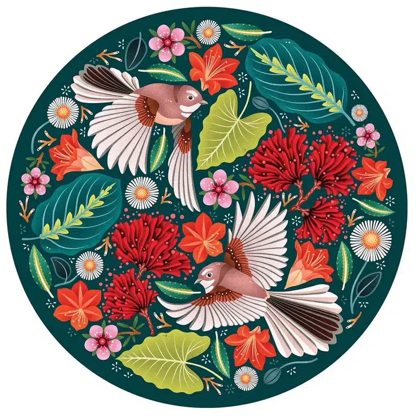 Chirpy Fantails Puzzle - Image 2