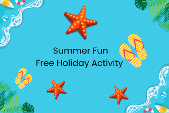 Copy of Blue Ilustrasi Summer Background Poster (330 x 220 px)