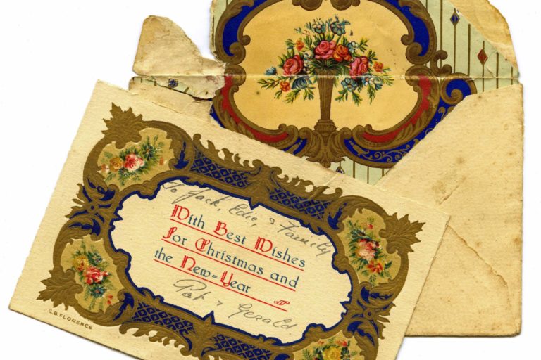 Christmas Card c1940s