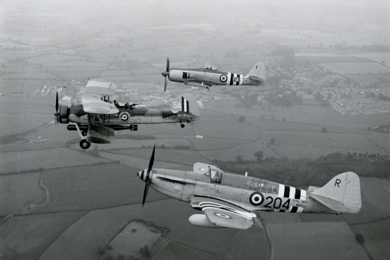 FAA three planes flying_box 14 FAA Planes WW2