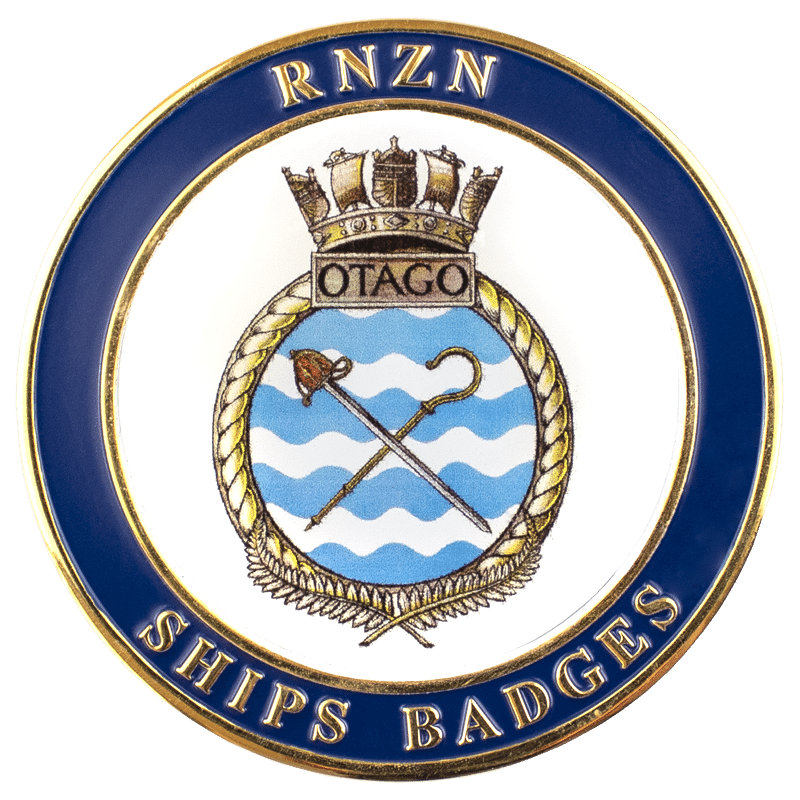 HMNZS Otago Challenge Coin - Front