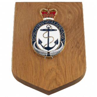 Navy Crest Wall Plaque