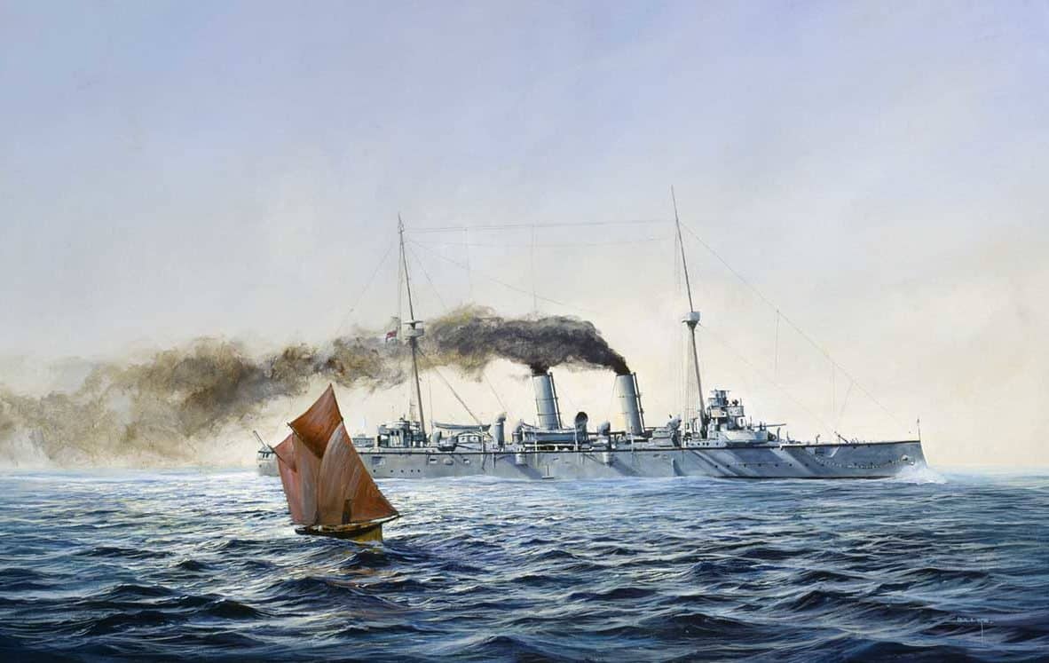 HMS Philomel in the Red-Sea