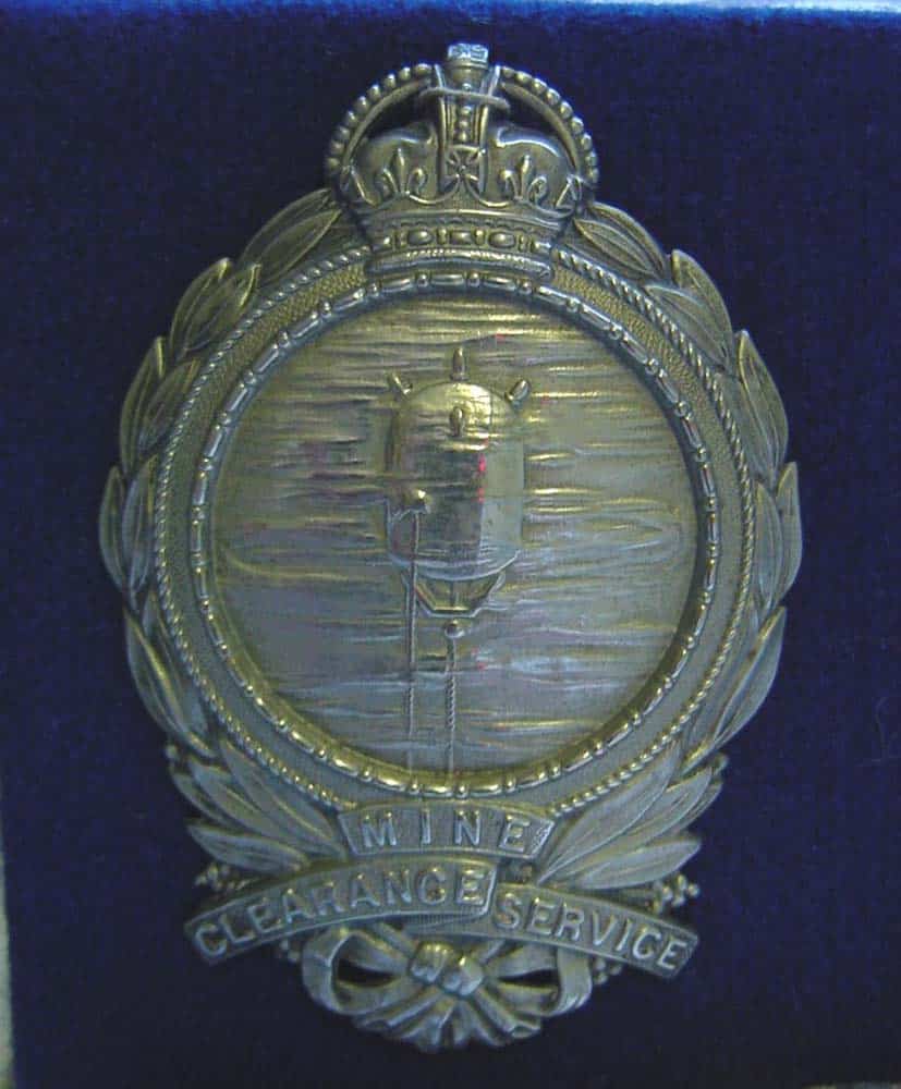 Minesweeping Badge issued to personnel engaged in minesweeping in WWI