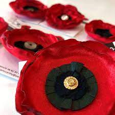 Red Promise Poppy Brooch