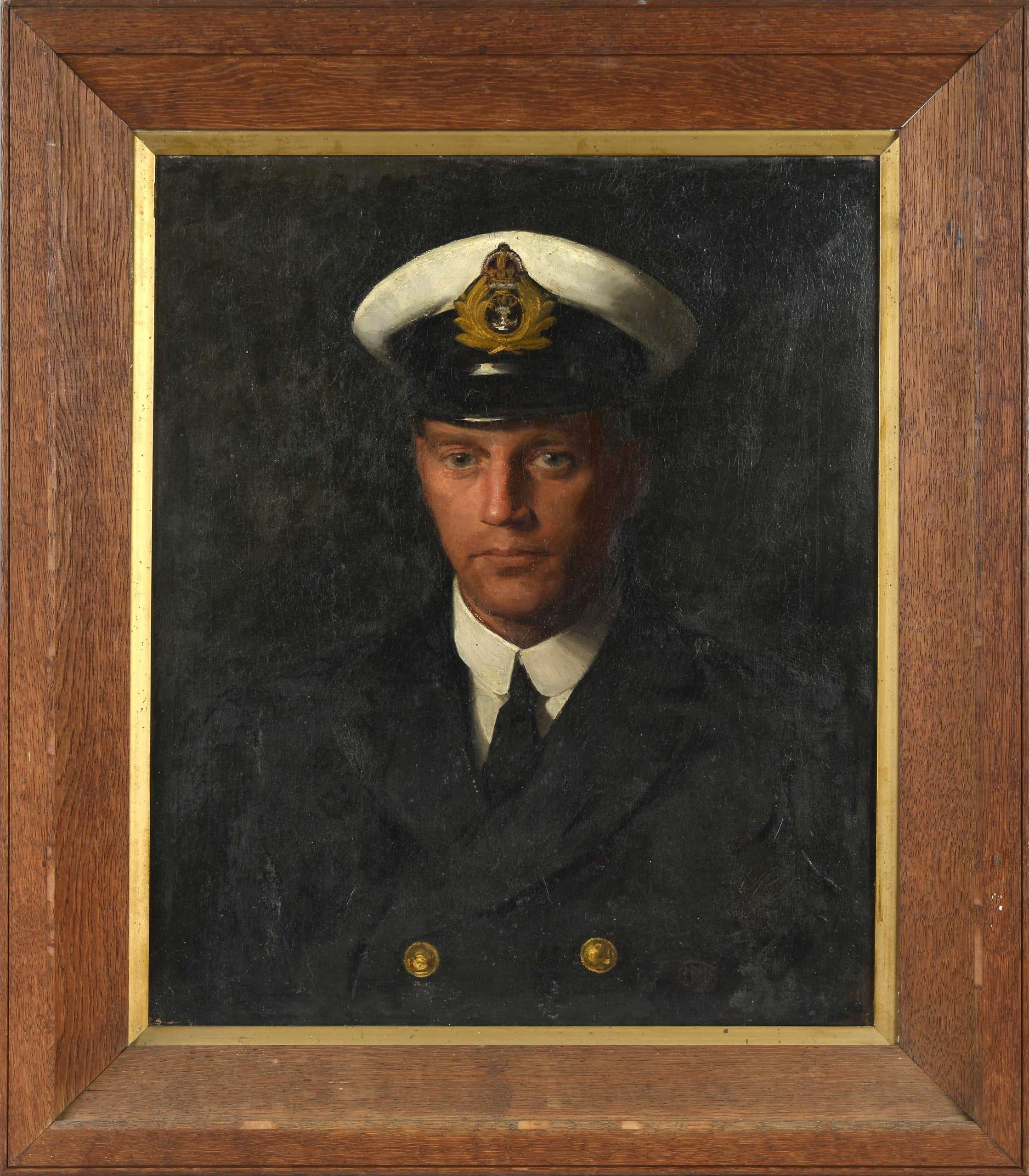 potrait-painting1 Reproduction of portrait of Lt Cozens