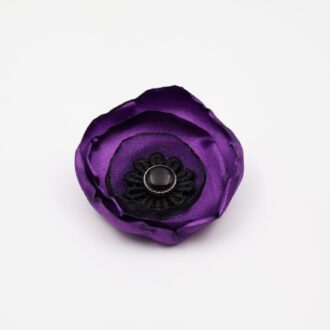 Purple Promise Poppy Brooch